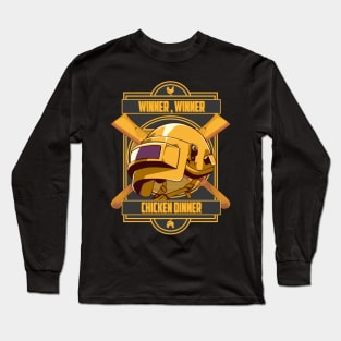 Winner Winner Chicken Dinner Design Long Sleeve T-Shirt